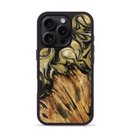 iPhone 16 Pro Wood Phone Case - Joachim (Black & White, 727589)