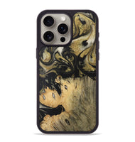 iPhone 15 Pro Max Wood Phone Case - Allyssa (Black & White, 727591)