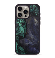 iPhone 15 Pro Max Wood Phone Case - Zung (Green, 727596)