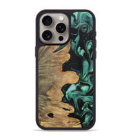 iPhone 15 Pro Max Wood Phone Case - Gurvinder (Green, 727598)