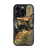 iPhone 16 Pro Wood Phone Case - Noellyn (Black & White, 727600)