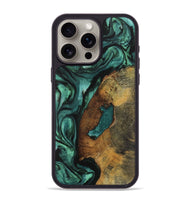 iPhone 15 Pro Max Wood Phone Case - Carolien (Green, 727604)