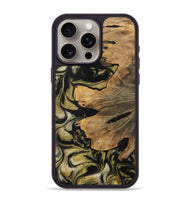 iPhone 15 Pro Max Wood Phone Case - Chyna (Black & White, 727605)