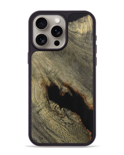 iPhone 15 Pro Max Wood Phone Case - Seven (Wood Burl, 727614)