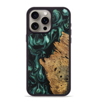 iPhone 15 Pro Max Wood Phone Case - Cresta (Green, 727627)