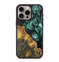 iPhone 15 Pro Max Wood Phone Case - Arvil (Green, 727631)