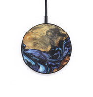 Circle Wood Wireless Charger - Gwen (Blue, 727665)