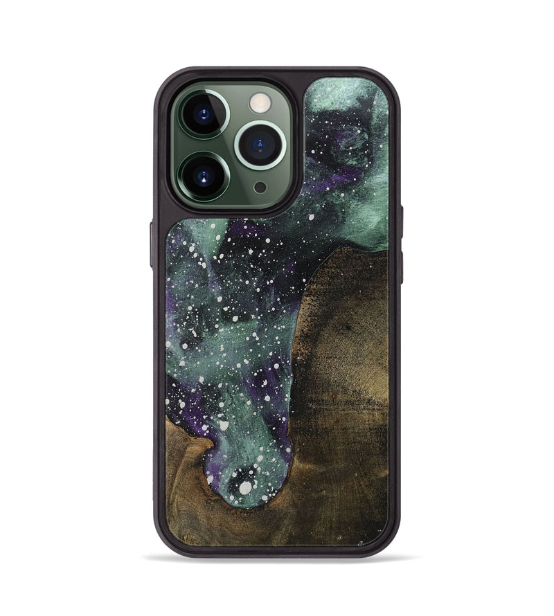 iPhone 13 Pro Wood Phone Case - Tiphany (Cosmos, 727817)