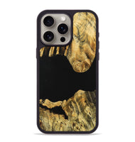 iPhone 15 Pro Max Wood Phone Case - Karley (Pure Black, 727896)