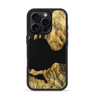 iPhone 16 Pro Wood Phone Case - Karley (Pure Black, 727896)