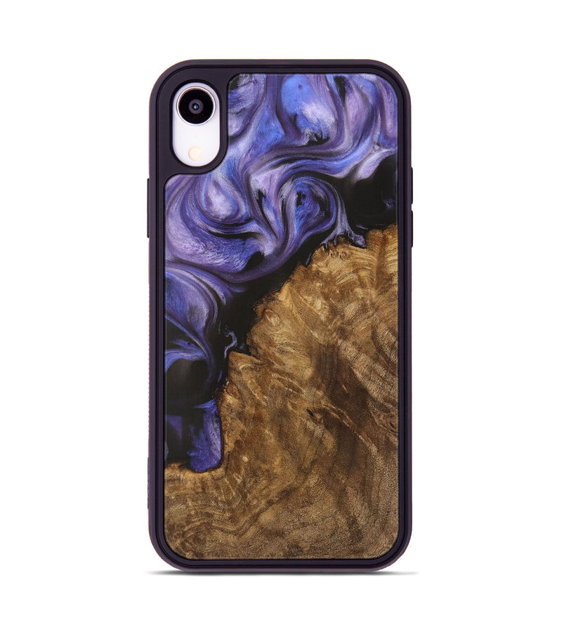 iPhone Xr Wood Phone Case - Cresta (Purple, 727900)