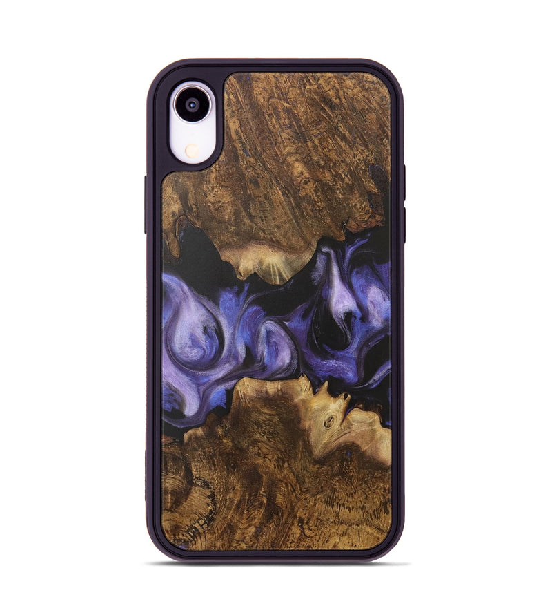 iPhone Xr Wood Phone Case - Garry (Purple, 727919)