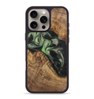 iPhone 16 Pro Max Wood Phone Case - Opal (Green, 727925)