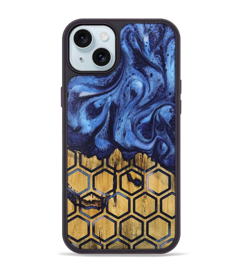 iPhone 15 Plus Wood Phone Case - Aeriela (Pattern, 727986)