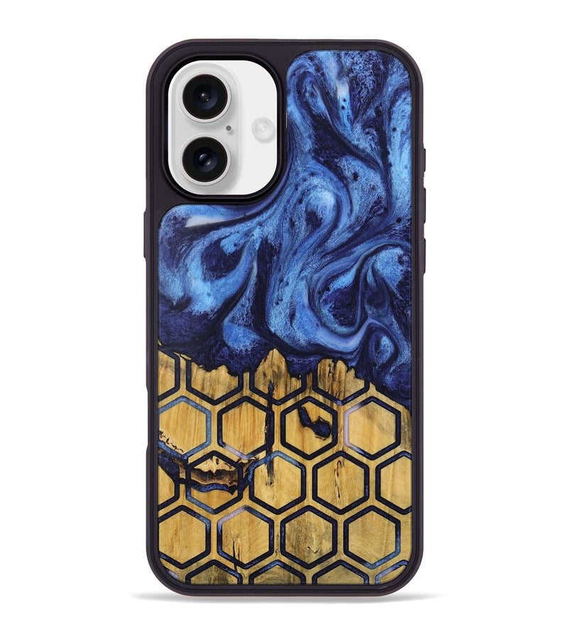 iPhone 16 Plus Wood Phone Case - Aeriela (Pattern, 727986)