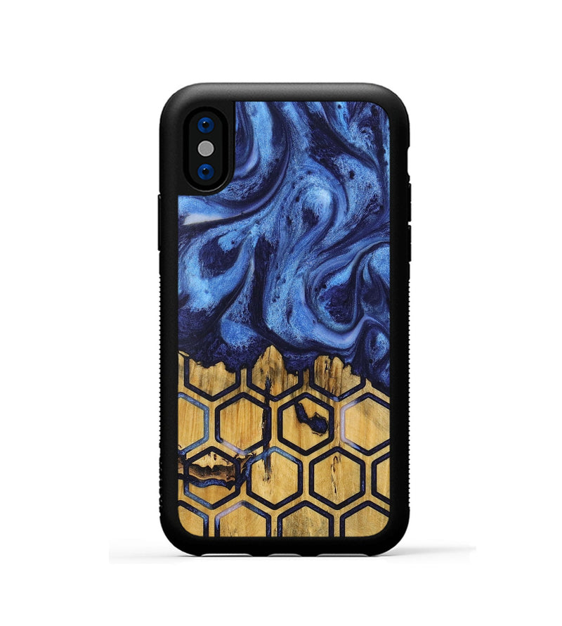 iPhone Xs Wood Phone Case - Aeriela (Pattern, 727986)