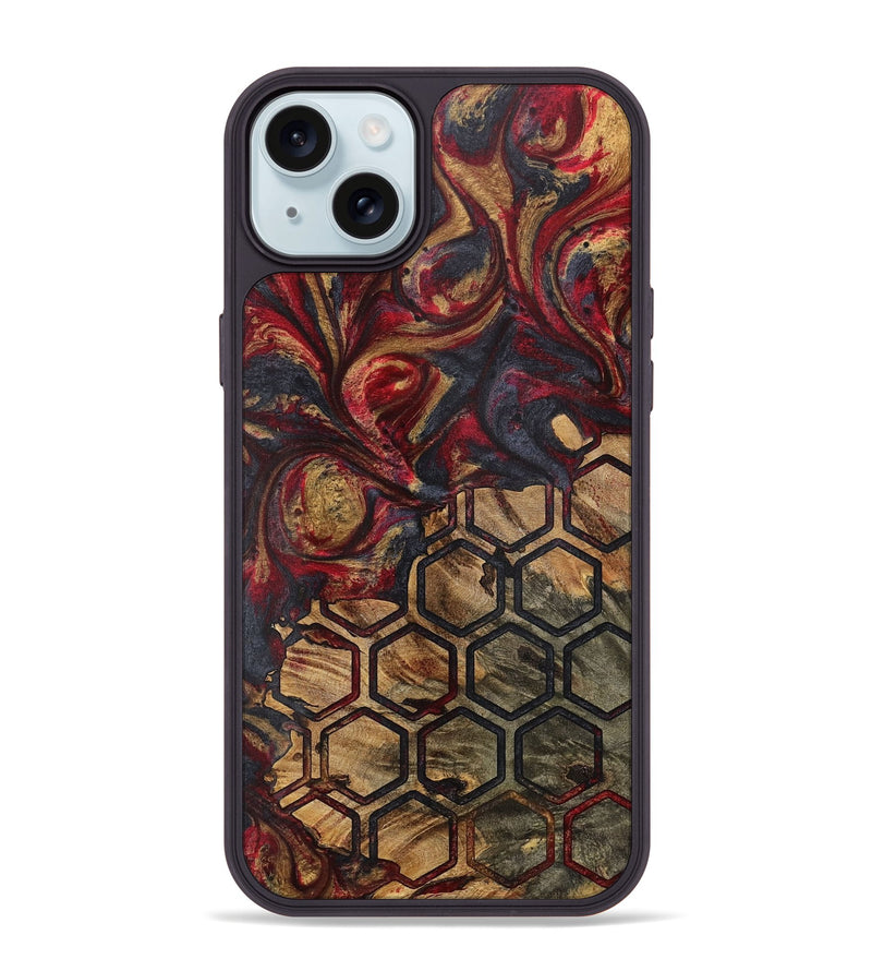 iPhone 15 Plus Wood Phone Case - Dorathy (Pattern, 727996)