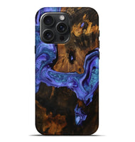 iPhone 16 Pro Max Wood Live Edge Phone Case - Leitha (Purple, 728161)