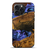 iPhone 16 Pro Max Wood Live Edge Phone Case - Wayland (Purple, 728169)