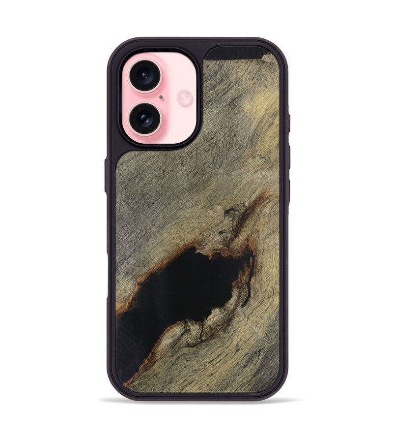 iPhone 16 Wood Phone Case - Jerusha (Wood Burl, 728249)