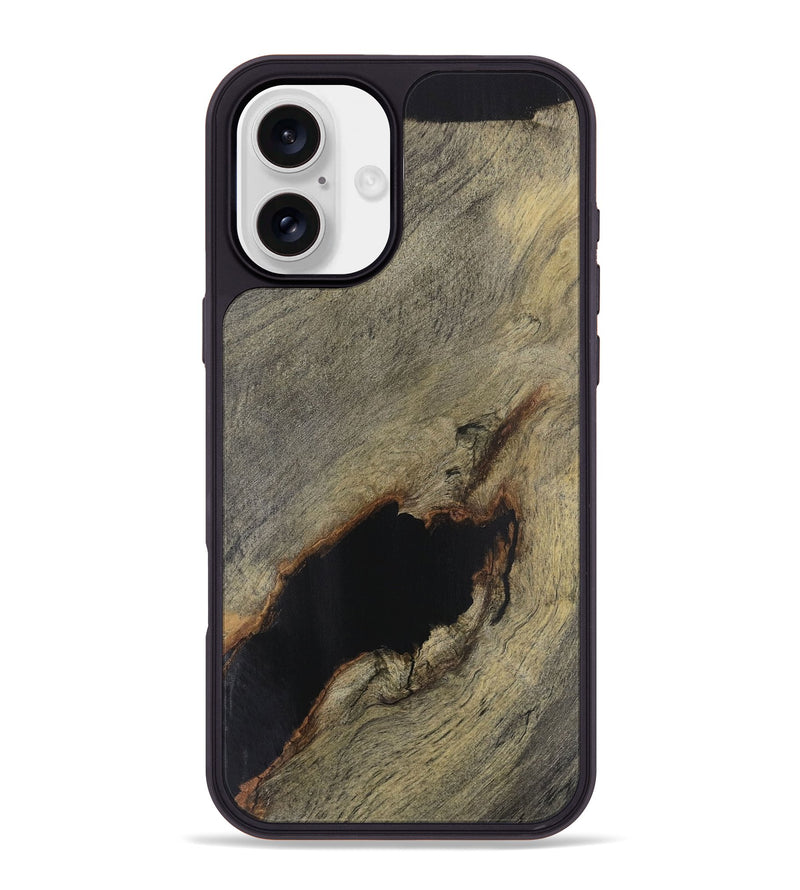 iPhone 16 Plus Wood Phone Case - Jerusha (Wood Burl, 728249)