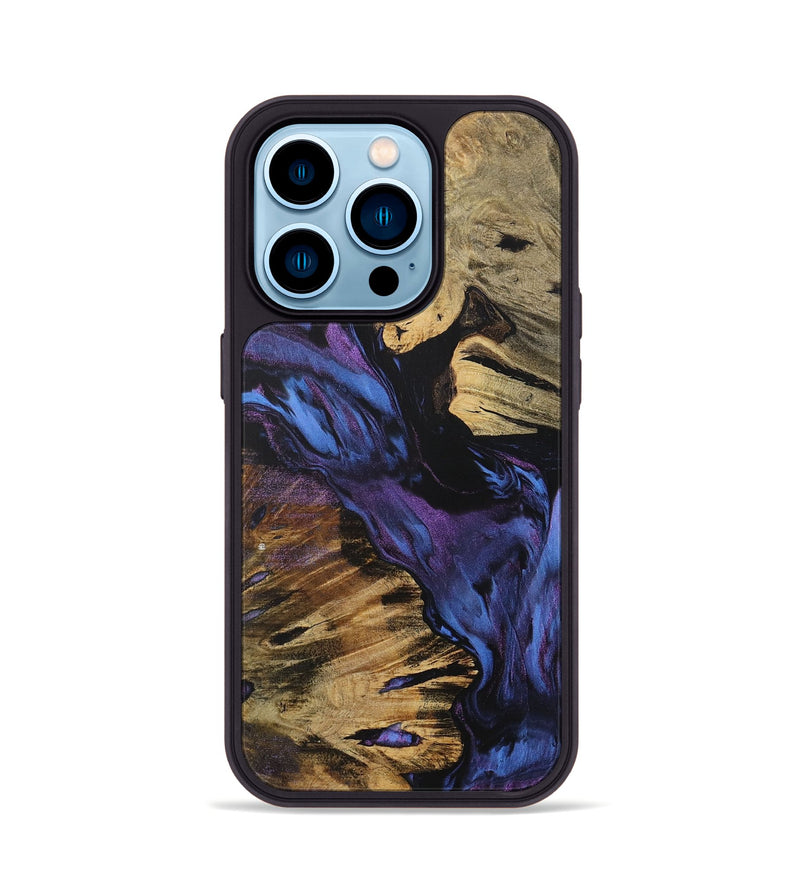 iPhone 14 Pro Wood Phone Case - Reid (Purple, 728287)