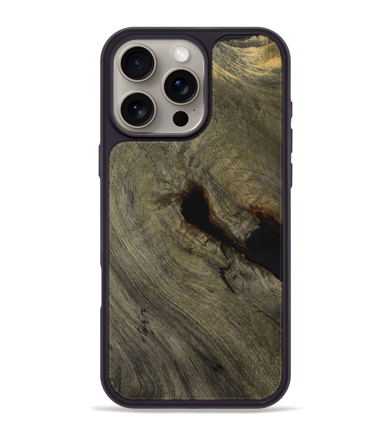 iPhone 16 Pro Max Wood Phone Case - Darold (Wood Burl, 728310)