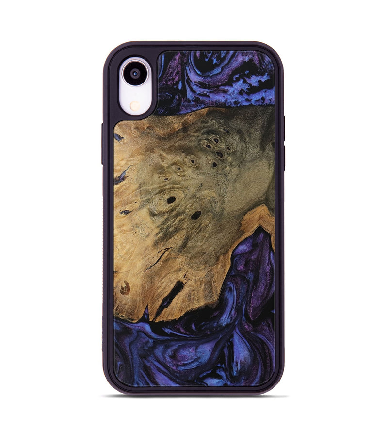 iPhone Xr Wood Phone Case - Domeniga (Purple, 728329)