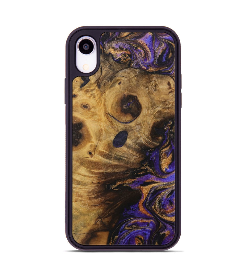 iPhone Xr Wood Phone Case - Jaxon (Purple, 728350)