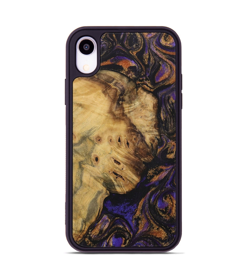 iPhone Xr Wood Phone Case - Emmalee (Purple, 728362)