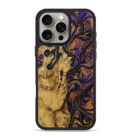 iPhone 16 Pro Max Wood Phone Case - Beate (Purple, 728365)