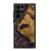 Galaxy S22 Ultra Wood Phone Case - Jerimiah (Purple, 728366)