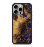 iPhone 16 Pro Max Wood Phone Case - Roena (Purple, 728370)