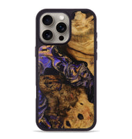 iPhone 16 Pro Max Wood Phone Case - Lebbie (Purple, 728373)