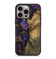 iPhone 16 Pro Max Wood Phone Case - Wilson (Purple, 728374)