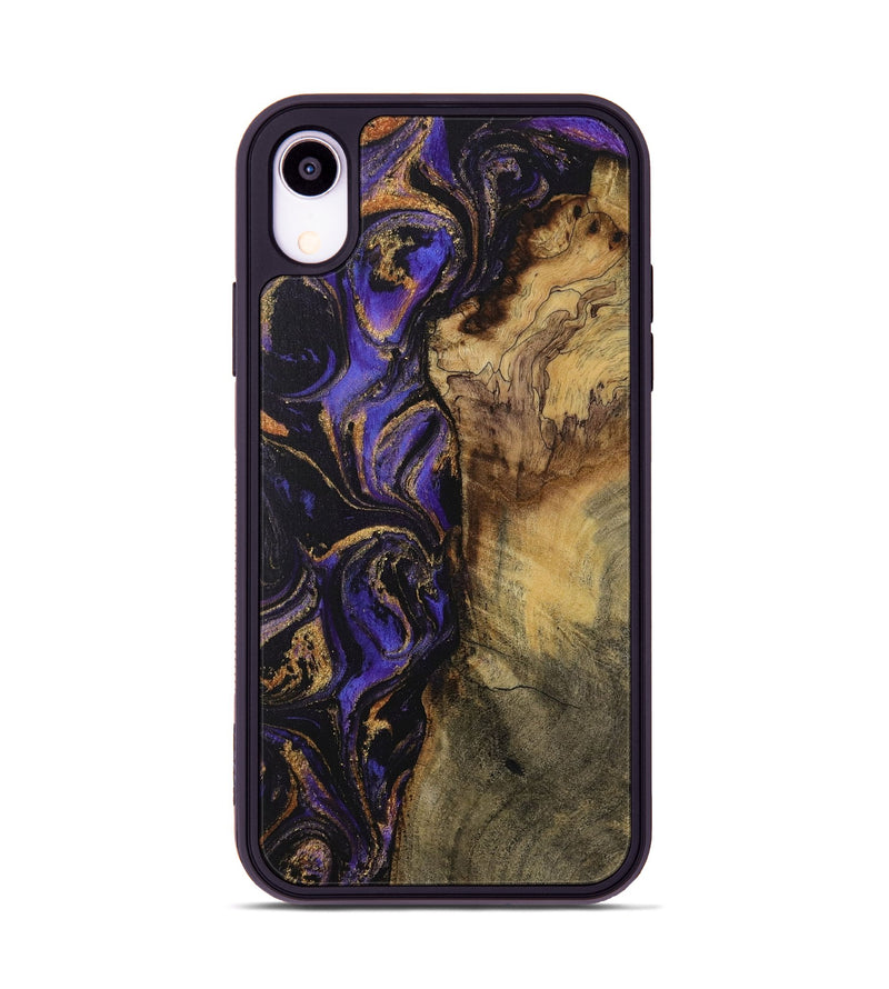 iPhone Xr Wood Phone Case - Wilson (Purple, 728374)