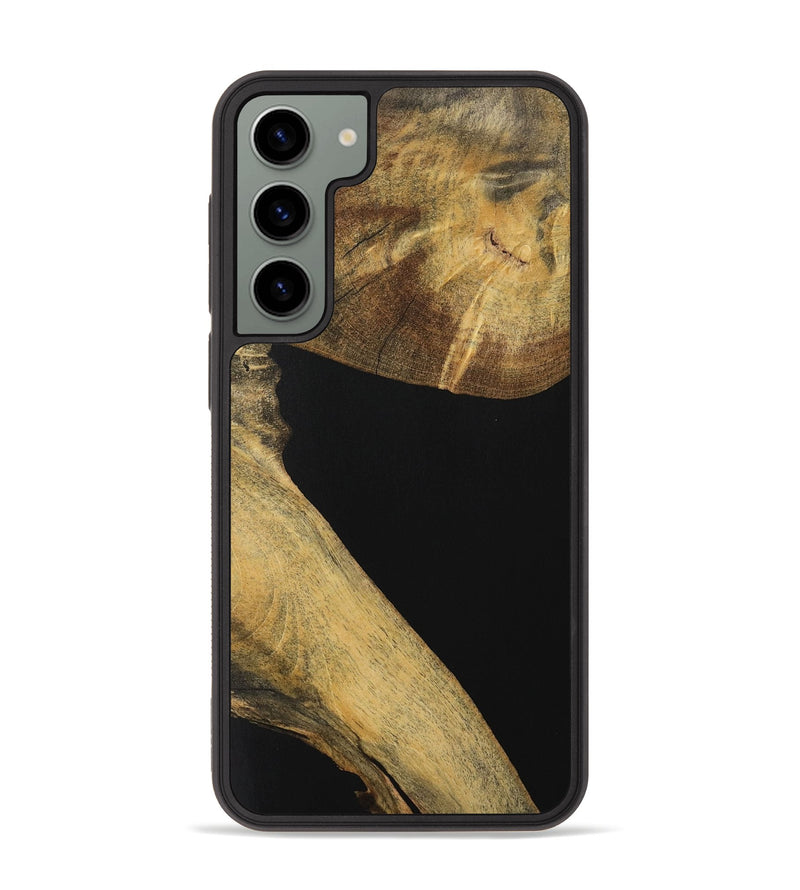 Galaxy S23 Plus Wood Phone Case - Hellen (Pure Black, 728380)