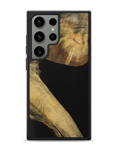 Galaxy S24 Ultra Wood Phone Case - Hellen (Pure Black, 728380)