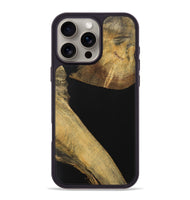 iPhone 16 Pro Max Wood Phone Case - Hellen (Pure Black, 728380)