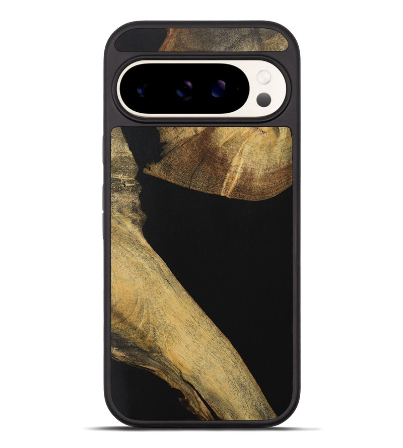 Pixel 9 Pro XL Wood Phone Case - Hellen (Pure Black, 728380)