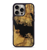 iPhone 16 Pro Max Wood Phone Case - Wilkin (Pure Black, 728384)