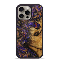 iPhone 15 Pro Max Wood Phone Case - Tyesha (Purple, 728388)