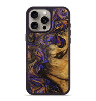 iPhone 16 Pro Max Wood Phone Case - Tyesha (Purple, 728388)