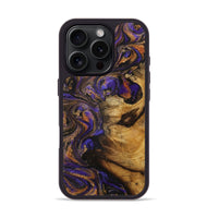 iPhone 16 Pro Wood Phone Case - Tyesha (Purple, 728388)