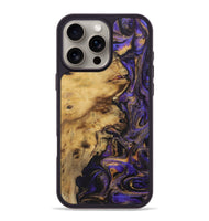 iPhone 16 Pro Max Wood Phone Case - Mauro (Purple, 728390)