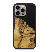 iPhone 16 Pro Max Wood Phone Case - Diju (Pure Black, 728395)