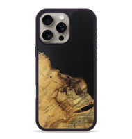 iPhone 16 Pro Max Wood Phone Case - Maryam (Pure Black, 728396)