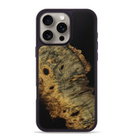 iPhone 16 Pro Max Wood Phone Case - Perry (Pure Black, 728400)