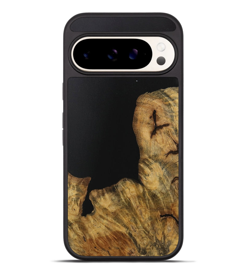 Pixel 9 Pro XL Wood Phone Case - Kadin (Pure Black, 728402)