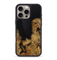 iPhone 16 Pro Max Wood Phone Case - Tech (Pure Black, 728406)